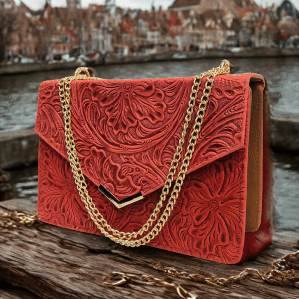 Bolso Clutch en Piel Genuina Modelo Ali