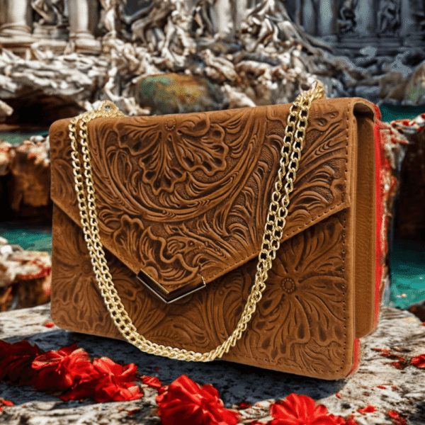 Bolso Clutch en Piel Genuina Modelo Ali