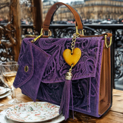 Bolso en Piel Genuina Modelo Renata