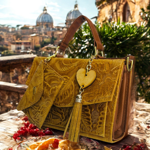 Bolso en Piel Genuina Modelo Renata