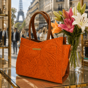 Bolso Bochi de Piel Cincelada Premium