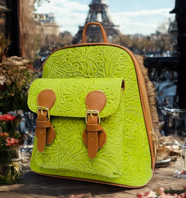 Mochila en Piel Genuina Modelo Capri