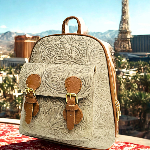 Mochila en Piel Genuina Modelo Capri