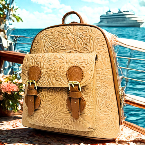 Mochila en Piel Genuina Modelo Capri