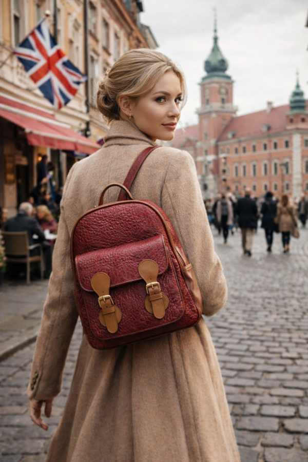 Capri Roja Mujer Mochila Capri