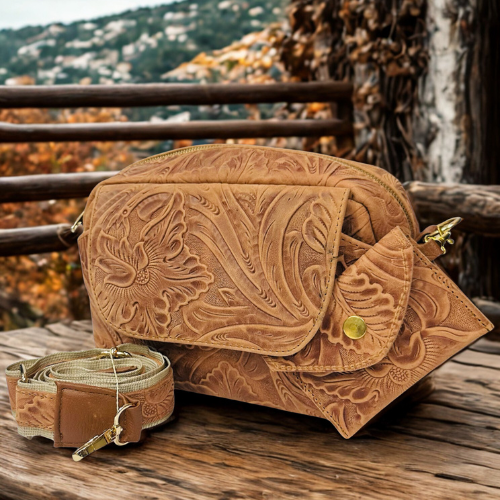 Bolso Crossbody Modelo Andrea en Piel Genuina