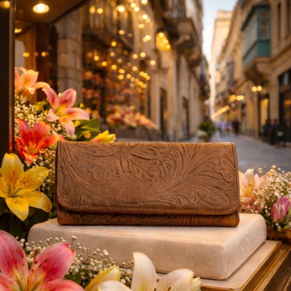 Cartera Miel Cartera Triple