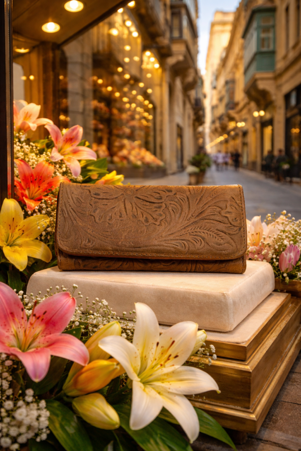 Cartera Miel Cartera Triple