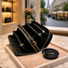 Cartera Triple Cierre de Piel Cincelada Premium
