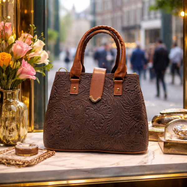 Bolso Petra de Piel Cincelada Premium