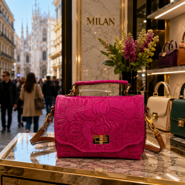 Bolso Cloe de Piel Cincelada Premium