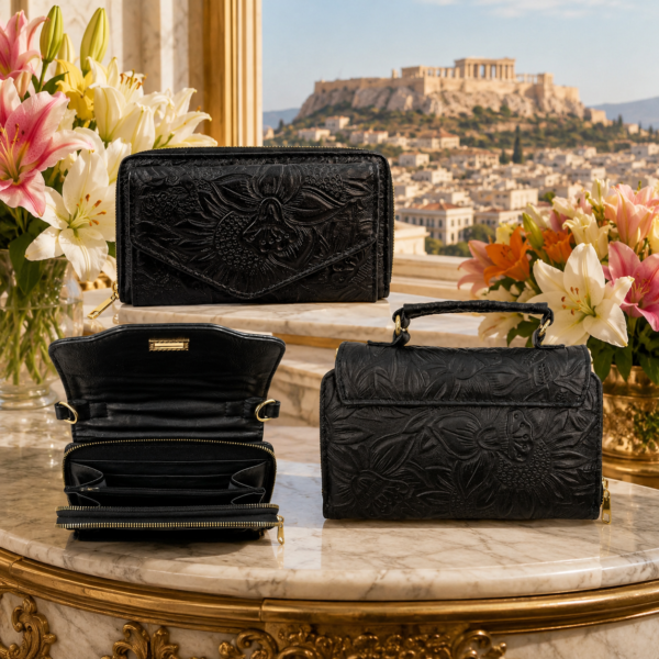 Bolso Cloe de Piel Cincelada Premium